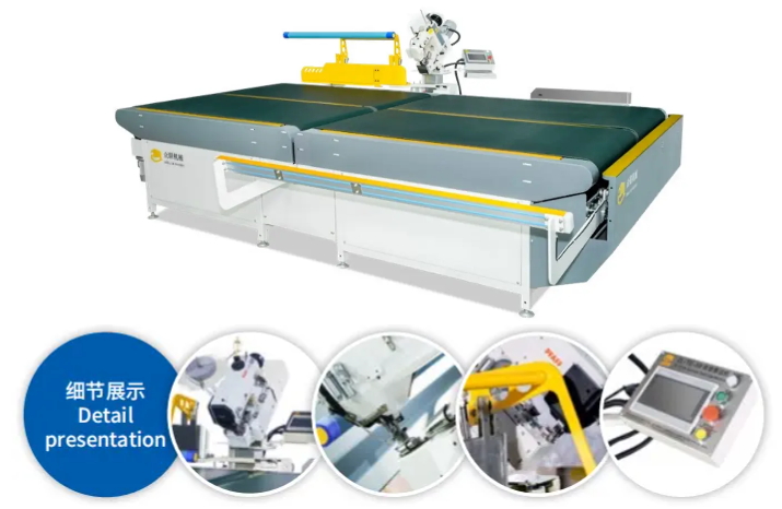 automated quilting machine tech
